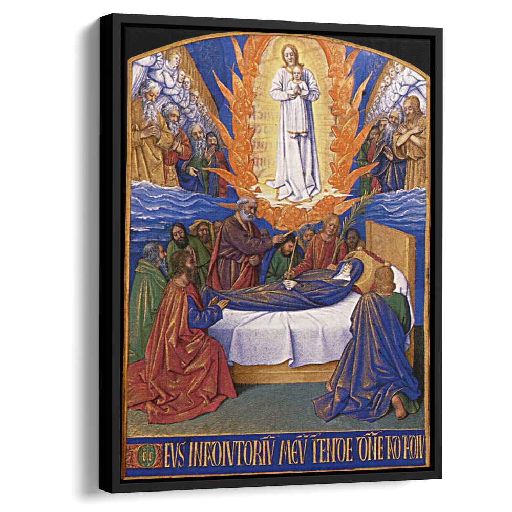 The Dormition of the Virgin 1460 by Jean Fouquet by Jean Fouquet - Oil Painting canvas print