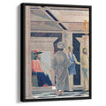 The Flagellation of Christ detail 1465 by Piero della Francesca by Piero della Francesca - Oil Painting canvas print