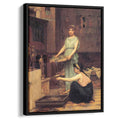 The Household Gods 1880 by John William Waterhouse by John William Waterhouse - Oil Painting canvas print