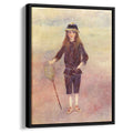The Little Fishergirl 1879 by Pierre-Auguste Renoir by Pierre-Auguste Renoir - Impressionist canvas print