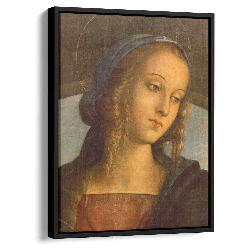 The Madonna between St. John the Baptist and St. Sebastian detail 1 1493 by Pietro Perugino by Pietro Perugino - Oil Painting canvas print