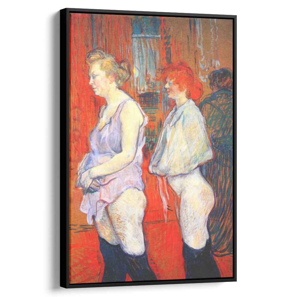 The Medical Inspection 1894 by Henri de Toulouse-Lautrec by Henri de Toulouse-Lautrec - Post-Impressionist canvas print