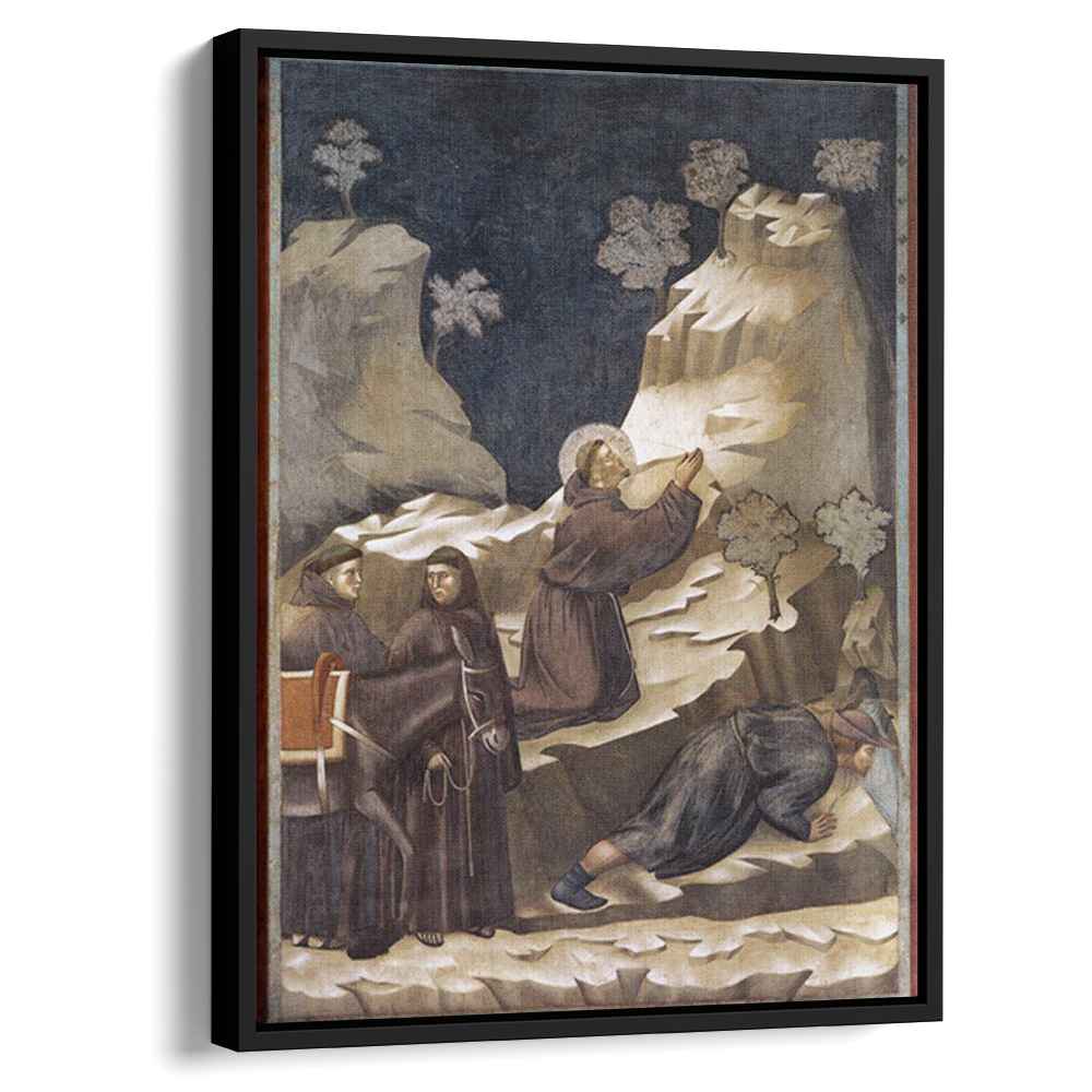 The Miracle of the Spring 1299 by Giotto by Giotto - Oil Painting canvas print