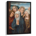 The Mourning Virgin with St. John and the Pious Women from Galilee 1485 by Hans Memling by Hans Memling - Northern Renaissance canvas print