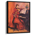The Piano Lesson 1889 by Pierre-Auguste Renoir by Pierre-Auguste Renoir - Impressionist canvas print
