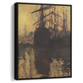 The Port in Marseilles 1890 by Konstantin Korovin by Konstantin Korovin - Impressionist canvas print