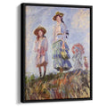 The Promenade study 1886 by Claude Monet by Claude Monet - Impressionist canvas print