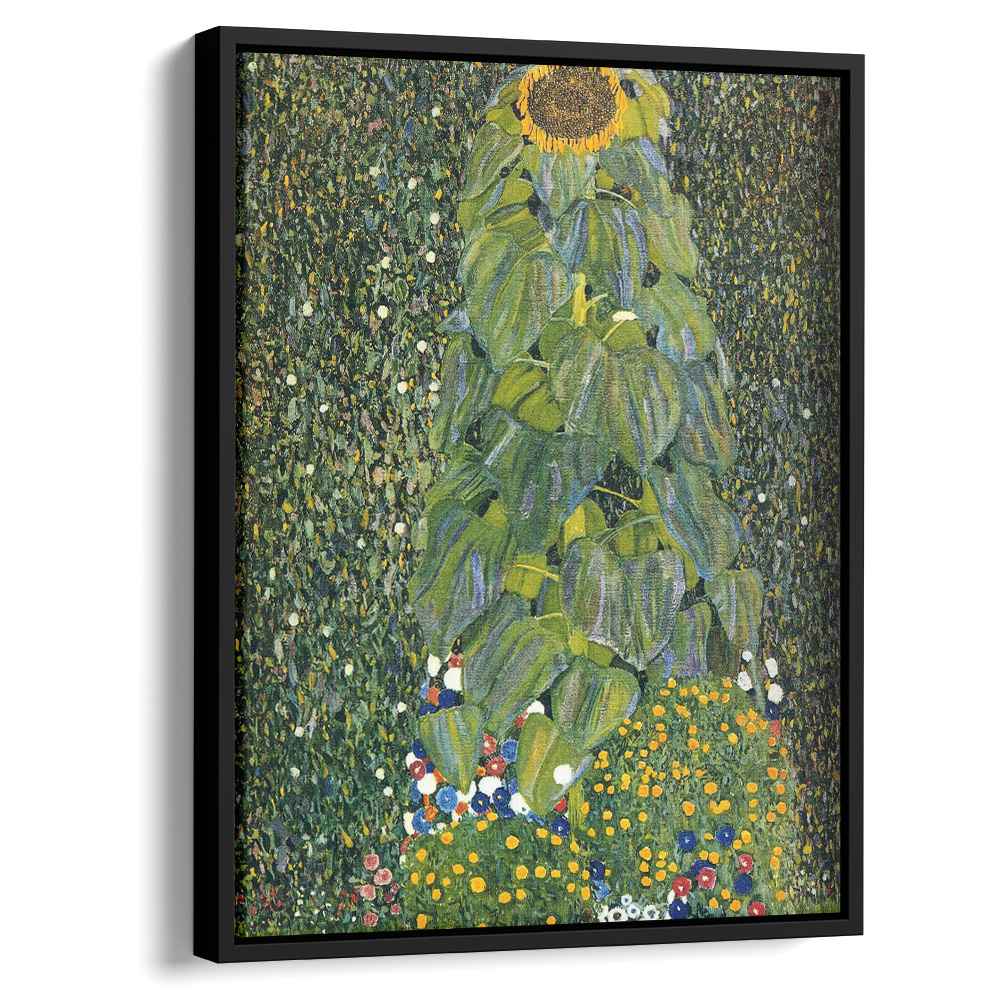 The Sunflower 1907 by Gustav Klimt by Gustav Klimt - Symbolist canvas print