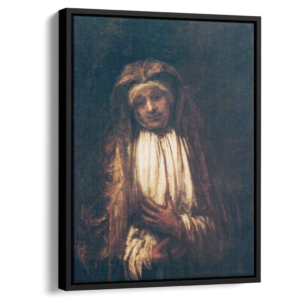The Virgin of Sorrow 1661 by Rembrandt by Rembrandt - Baroque canvas print