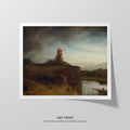 The Mill  Rembrandt  Art Print by Without A Frame - Oil Painting canvas print