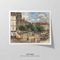 Place de la Trinit  Renoir  Art Print by Without A Frame - Oil Painting canvas print