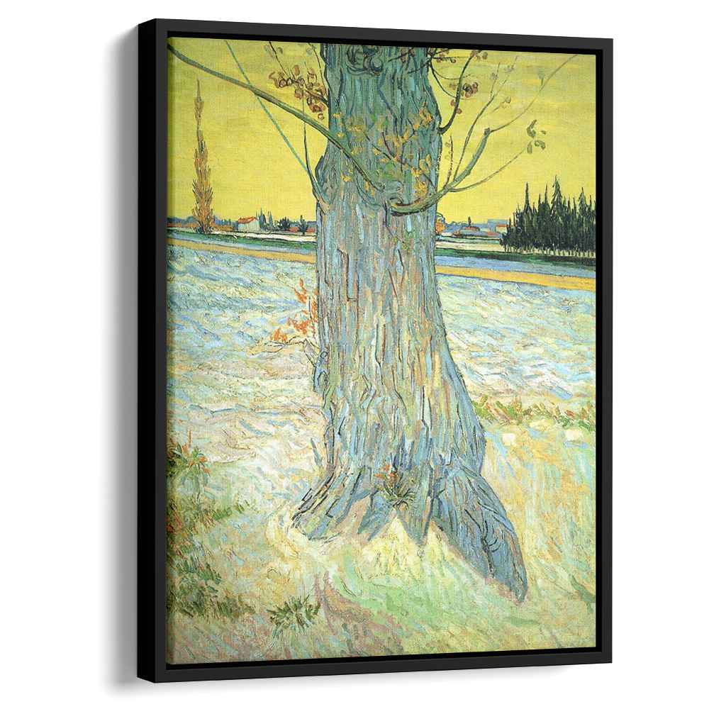 Trunk of an Old Yew Tree 1888 by Vincent van Gogh by Vincent van Gogh - Post-Impressionist canvas print