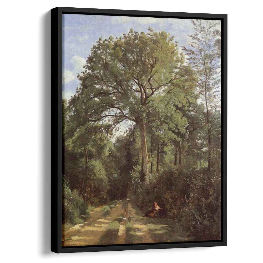 Island of San Bartolommeo 1828 by Camille Corot by Camille Corot - Realist canvas print