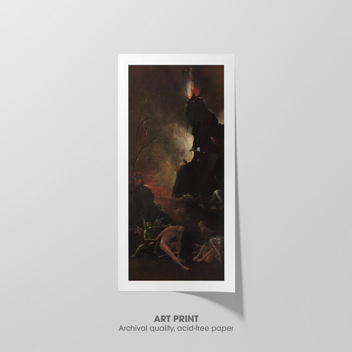 Hell  Bosch  Art Print by Without A Frame - Oil Painting canvas print