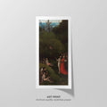 Terrestrial Paradise  Bosch  Art Print by Without A Frame - Oil Painting canvas print