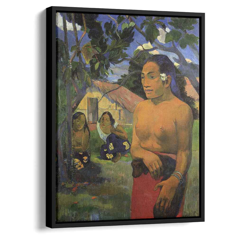 Where are you going 1892 by Paul Gauguin by Paul Gauguin - Post-Impressionist canvas print