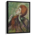 Woman Combing Her Hair 1894 by Edgar Degas by Edgar Degas - Impressionist canvas print